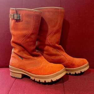Keen Willamette Boots Women's Size 9 Pull-On Waterproof Boots Burnt Orange Suede